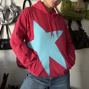 Stylish Red and Blue Women's Bag